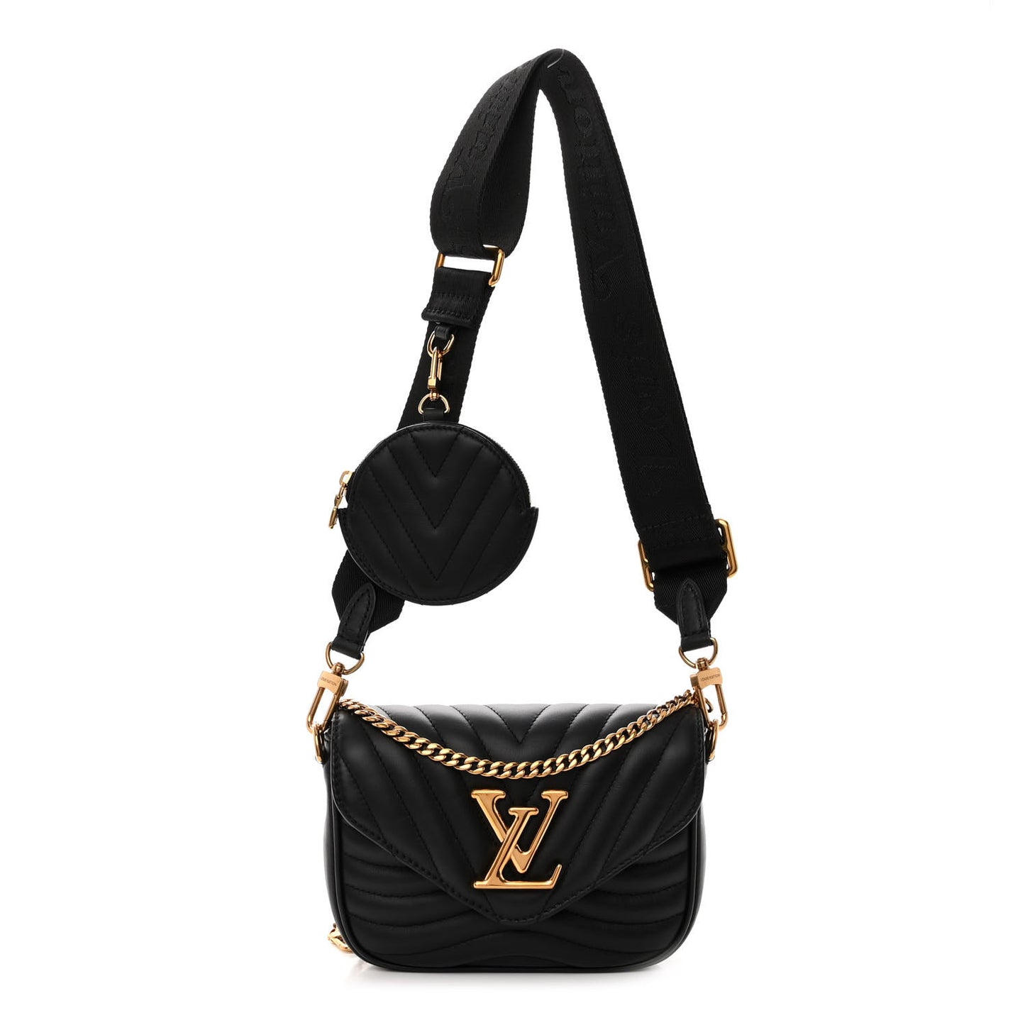 Calfskin New Wave Multi Pochette Black