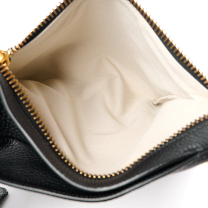Tom Ford Pebbled Calfskin Small Alix Padlock Zip Hobo Bag Black 12 of 13