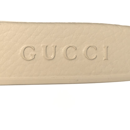 Gucci Rubber Womens Logo Slide Sandals Off White 6 of 7