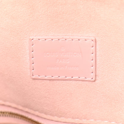 Louis Vuitton Damier Ebene Caissa Hobo Rose Ballerine 6 of 13
