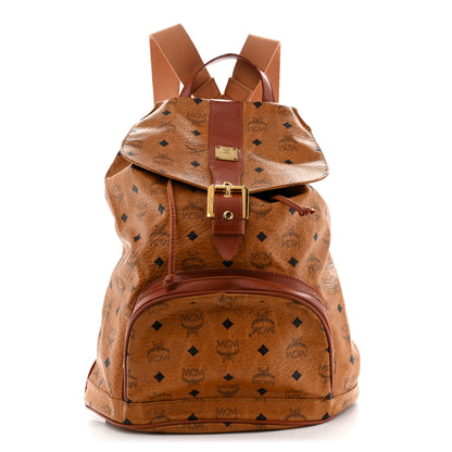 MCM Visetos Drawstring Backpack Cognac 1 of 13