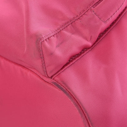 Prada Tessuto Nylon Vela Saffiano Mini Single Snap Buckle Backpack Fuxia 9 of 14