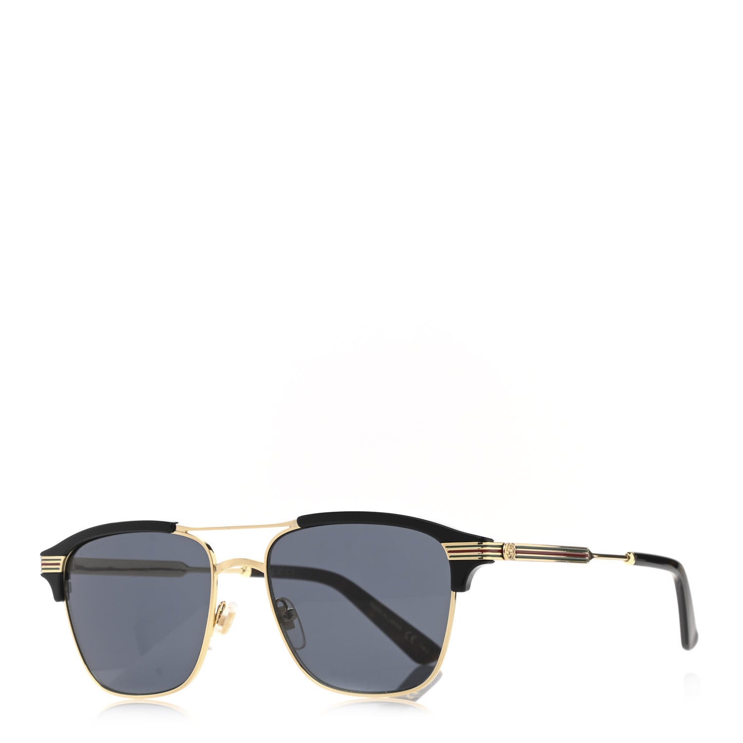 Square Frame Sunglasses GG0241S Black