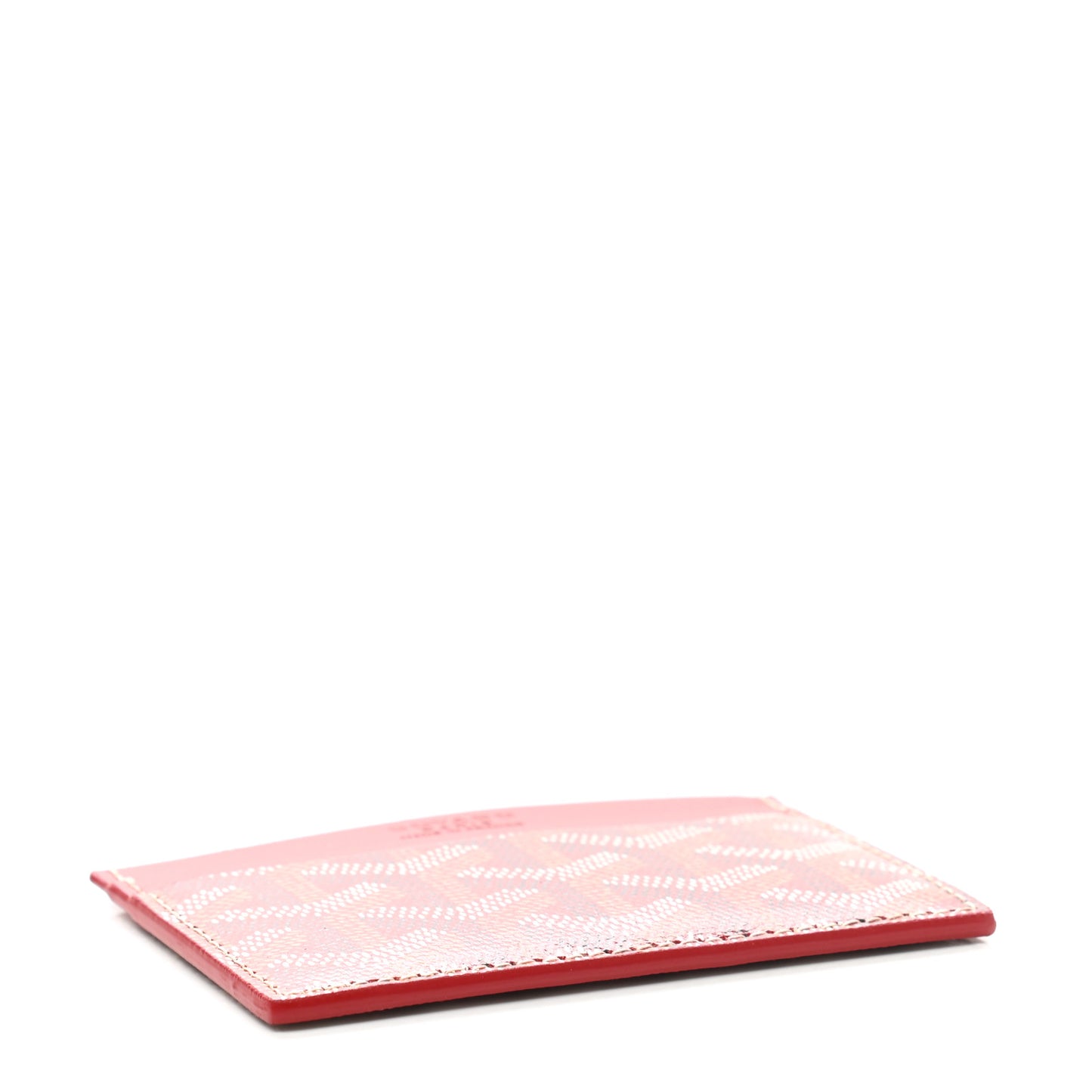 Goyardine Saint Sulpice Card Holder Red