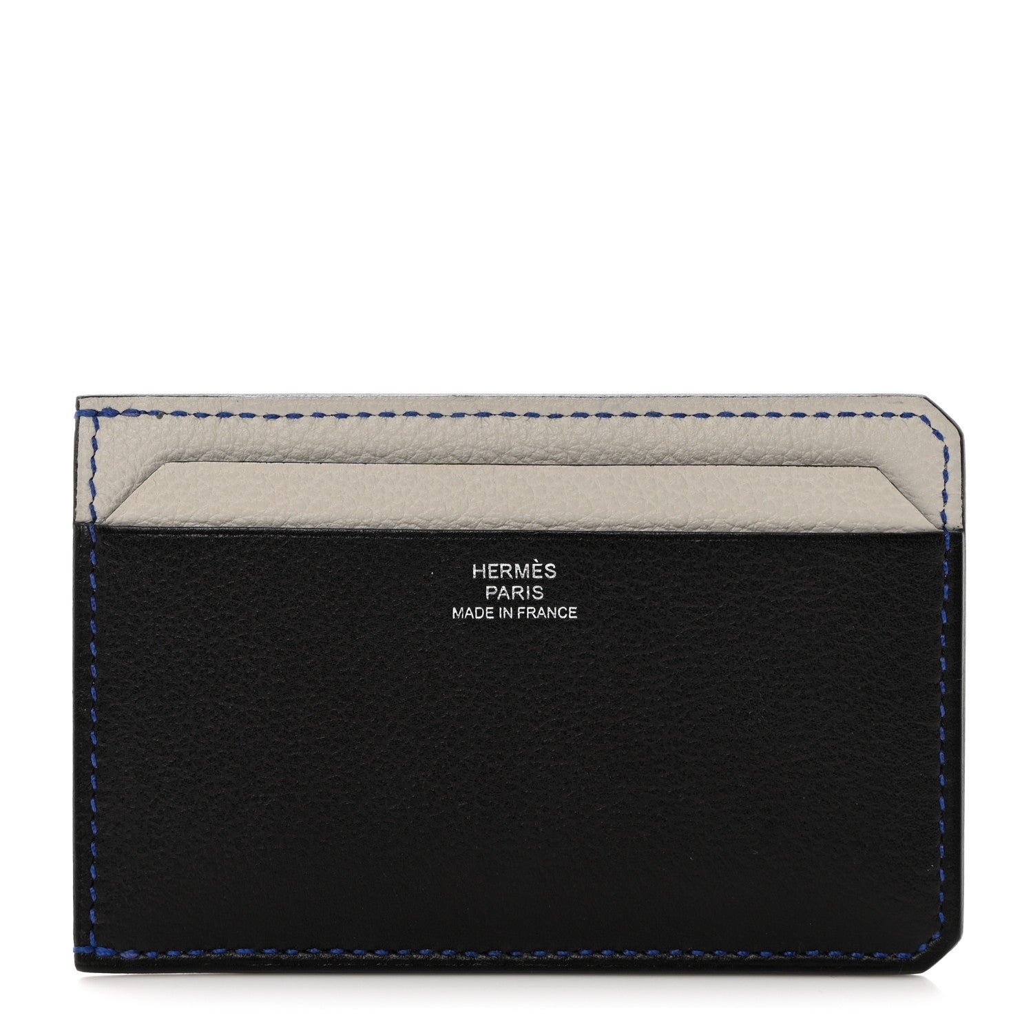 Hermes Colorblock City 4CC Card Holder Bleu Indigo Bleu Glacier Bleu Electrique 1 of 8