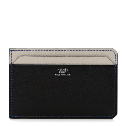 Hermes Colorblock City 4CC Card Holder Bleu Indigo Bleu Glacier Bleu Electrique 1 of 8