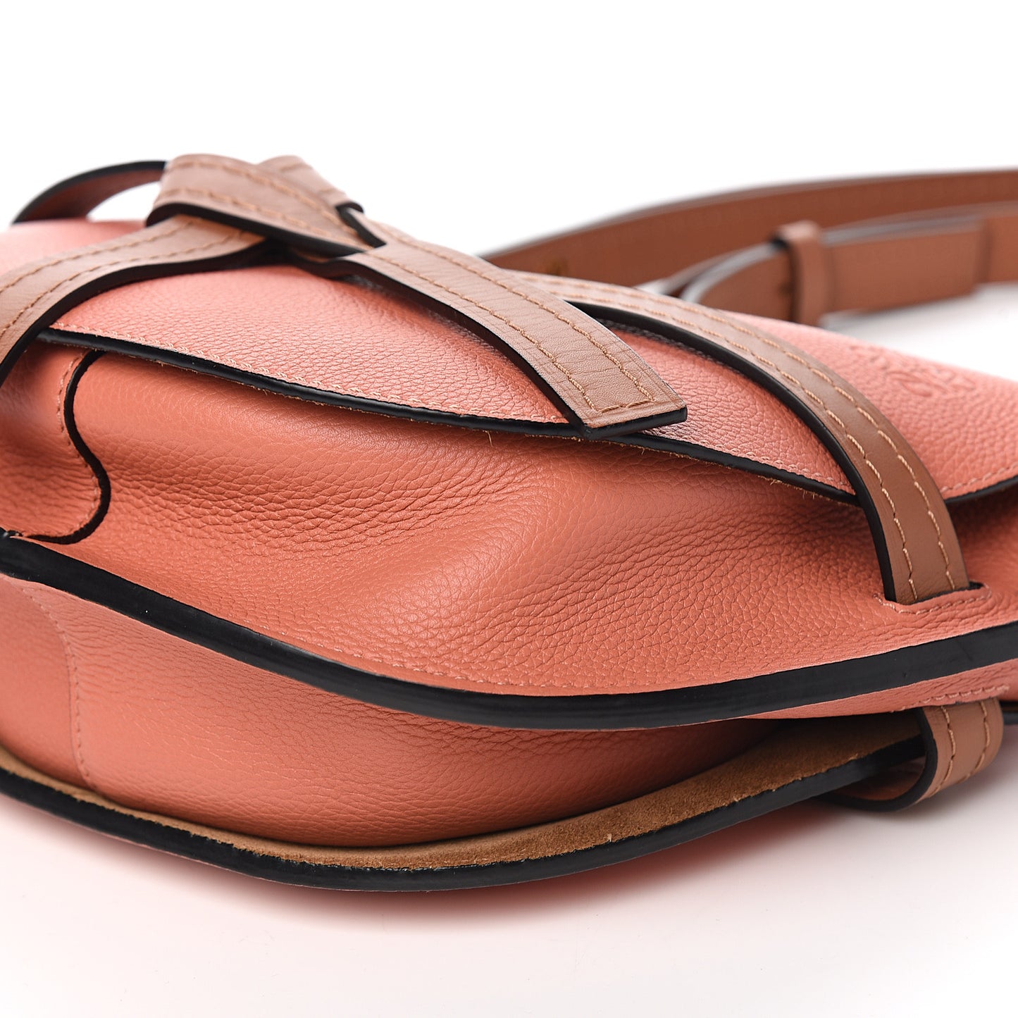 Calfskin Small Gate Crossbody Bag Tulip Tan