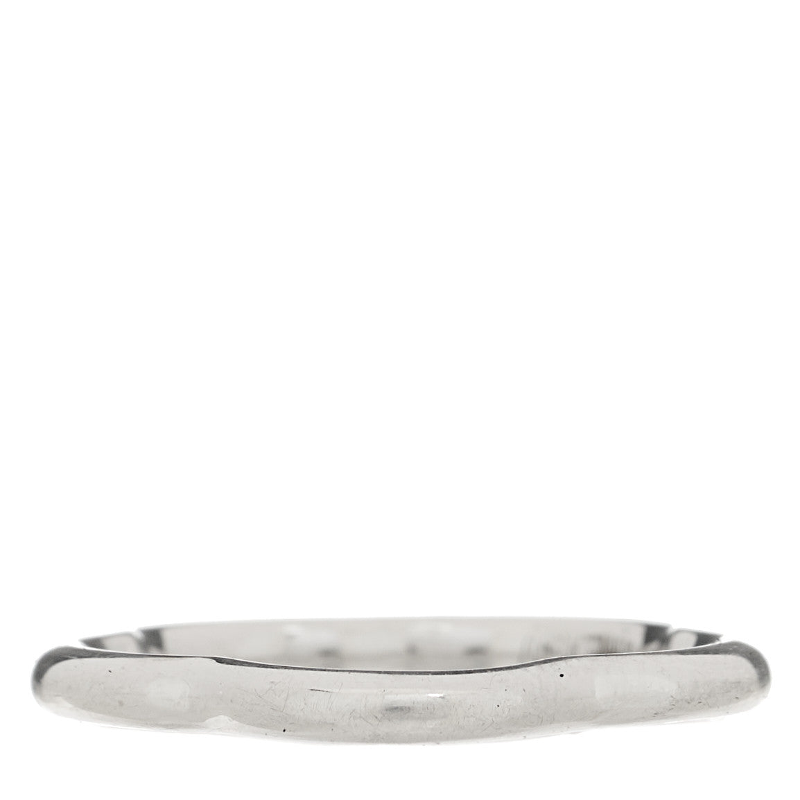Chanel 18K White Gold Diamond Camellia Band Ring 52 6 3 of 7