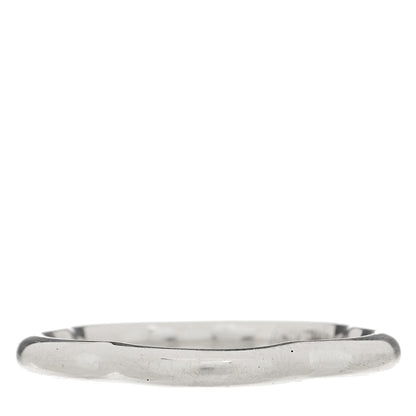 Chanel 18K White Gold Diamond Camellia Band Ring 52 6 3 of 7
