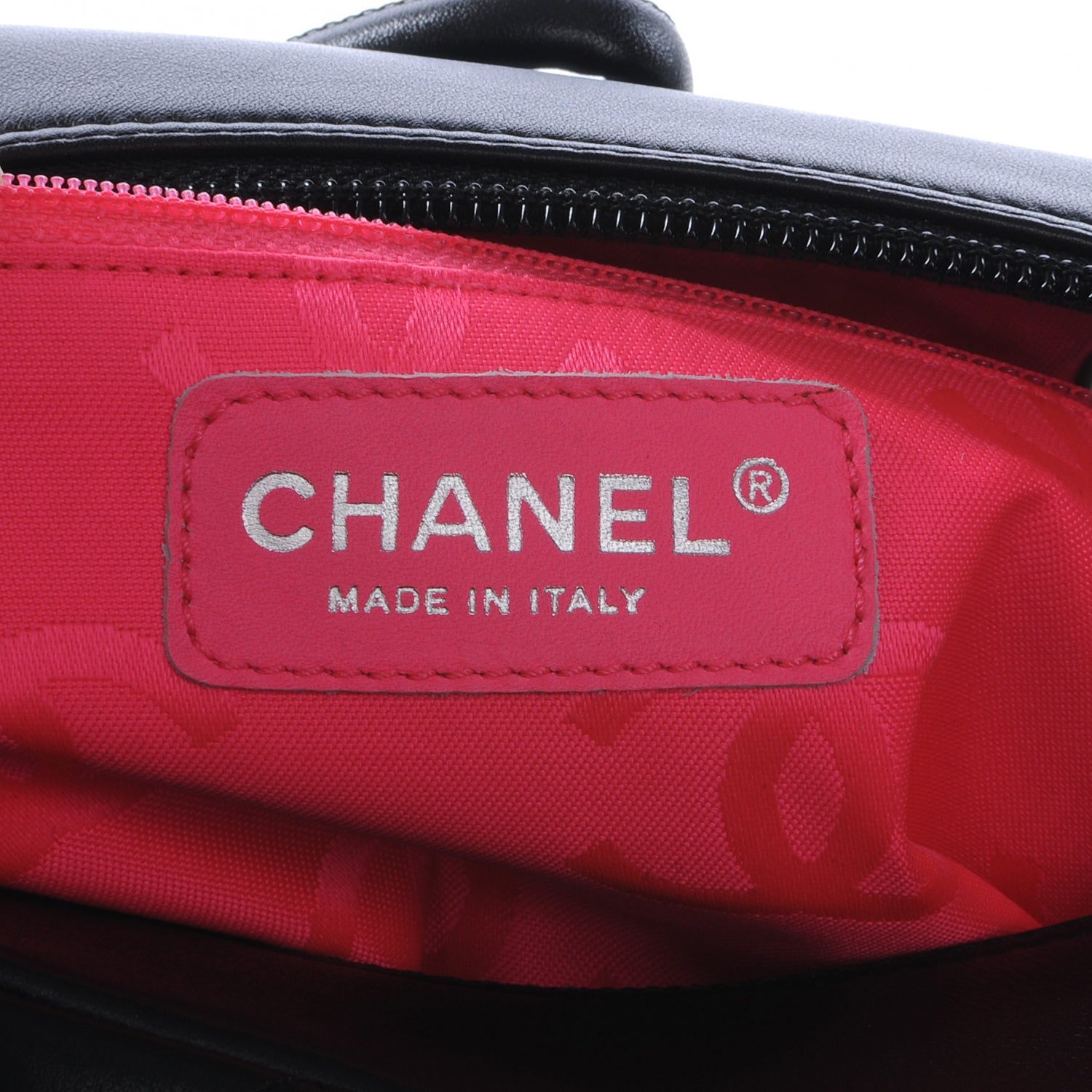 Chanel Calfskin Quilted Small Cambon Multipocket Reporter Black 5 of 9
