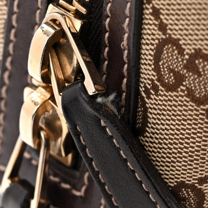 Gucci Monogram New Britt Medium Boston Dark Brown 13 of 14