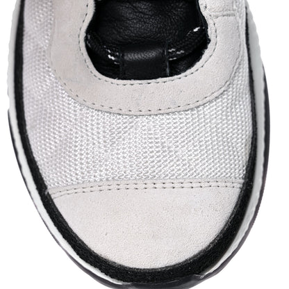 Chanel Mesh Suede Calfskin Quilted Sneakers 38 White Ivory 11 of 12