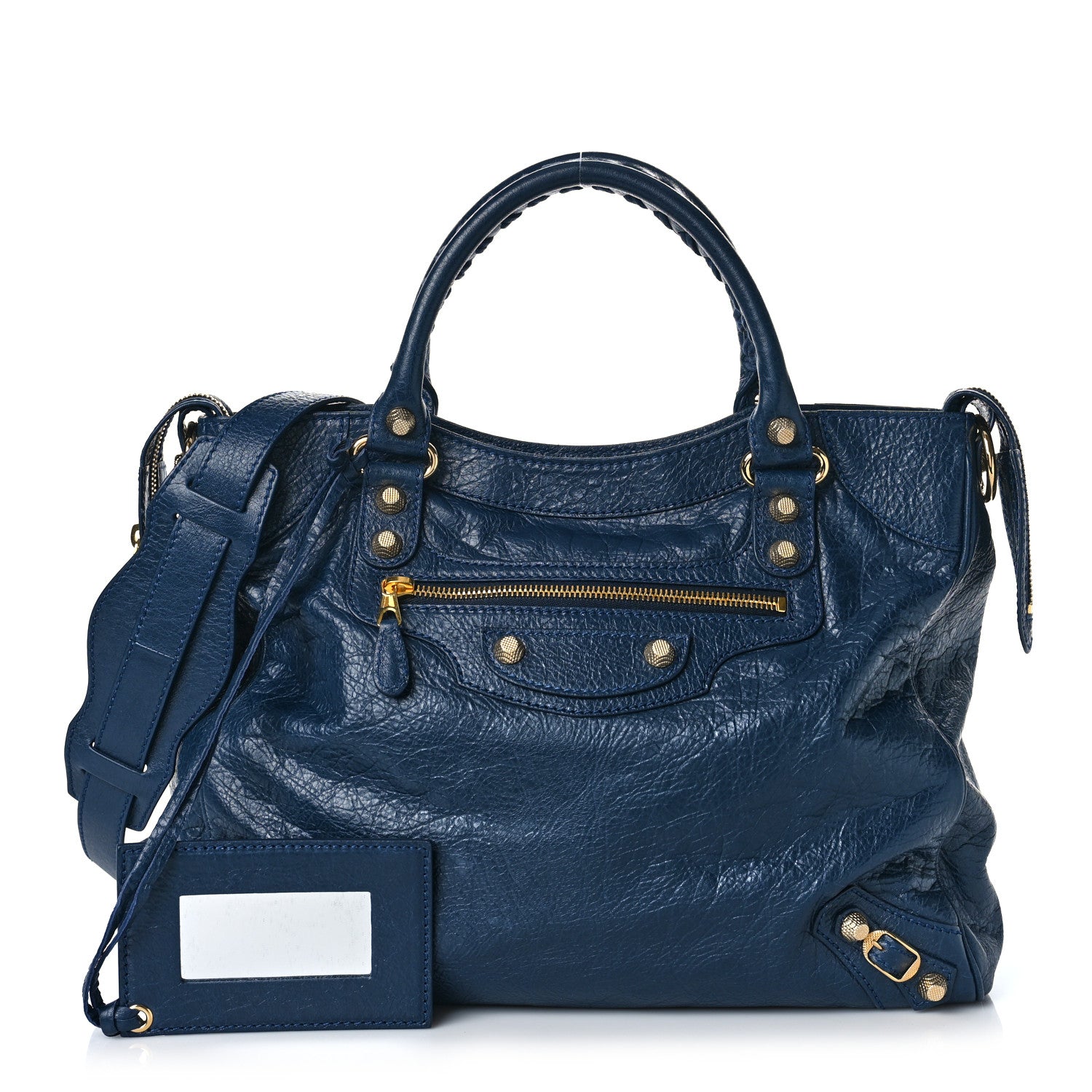 Balenciaga Agneau Giant 12 Gold Hardware Velo Bleu Obscur 1 of 10