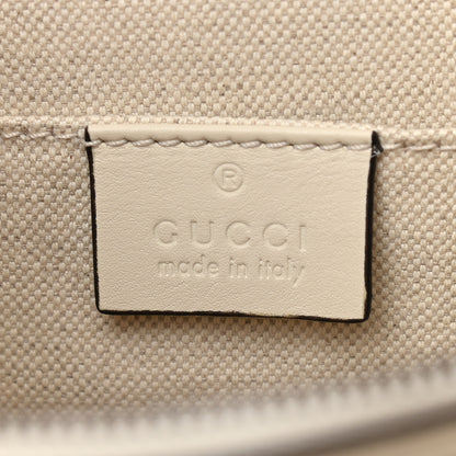 Gucci Calfskin Bamboo Web Medium Dionysus Top Handle Bag White Blue Hibiscus Red 6 of 11