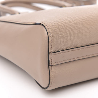 Prada Saffiano Soft Calfskin Small Zippered Tote Cipria 7 of 13
