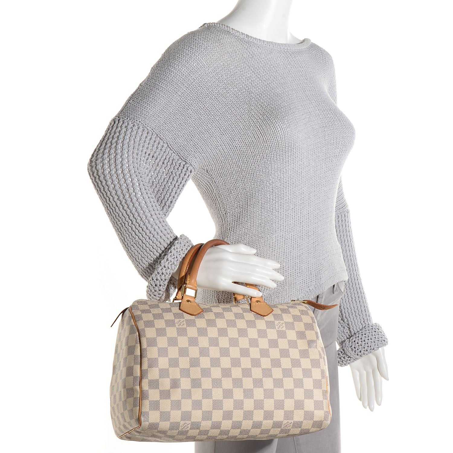 Louis Vuitton Damier Azur Speedy 30 2 of 7