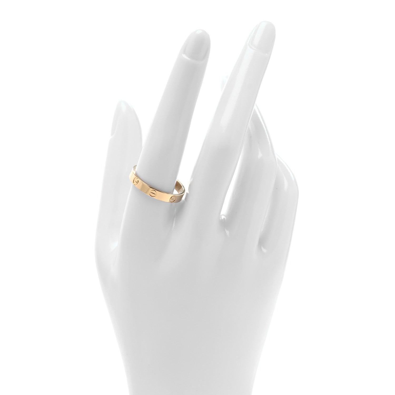 Cartier 18K Yellow Gold 3.5mm LOVE Wedding Band Ring 62 10 2 of 6