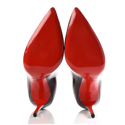 Christian Louboutin Patent Pigalle 100 Pumps 38 Burgundy 5 of 9