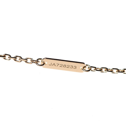 Van Cleef & Arpels 18K Yellow Gold Guilloche Vintage Alhambra Pendant Necklace 6 of 8