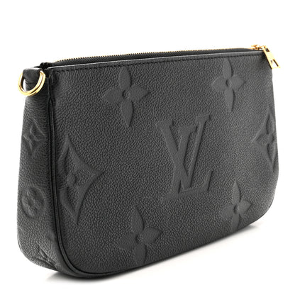 Louis Vuitton Empreinte Monogram Giant Multi Pochette Accessories Large Pochette Black 3 of 6
