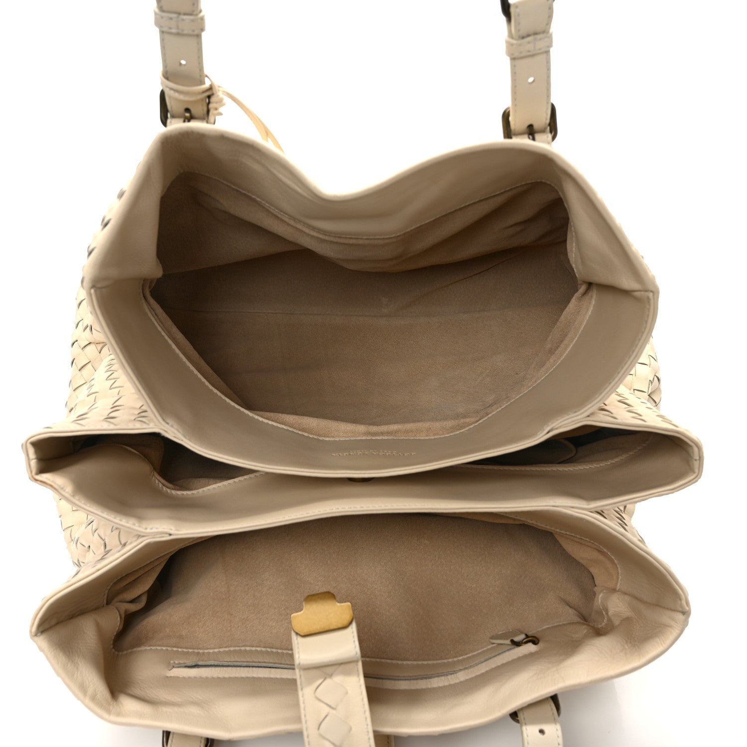 Bottega Veneta Nappa Intrecciato Medium Roma Tote Marmo 5 of 8