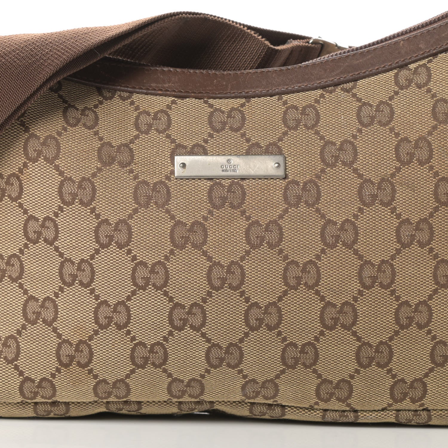 Gucci Monogram Small Hobo Dark Brown 8 of 17