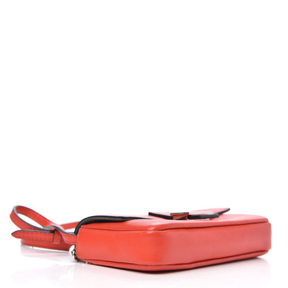 Fendi Shiny Nappa Micro Baguette Papavero 4 of 8