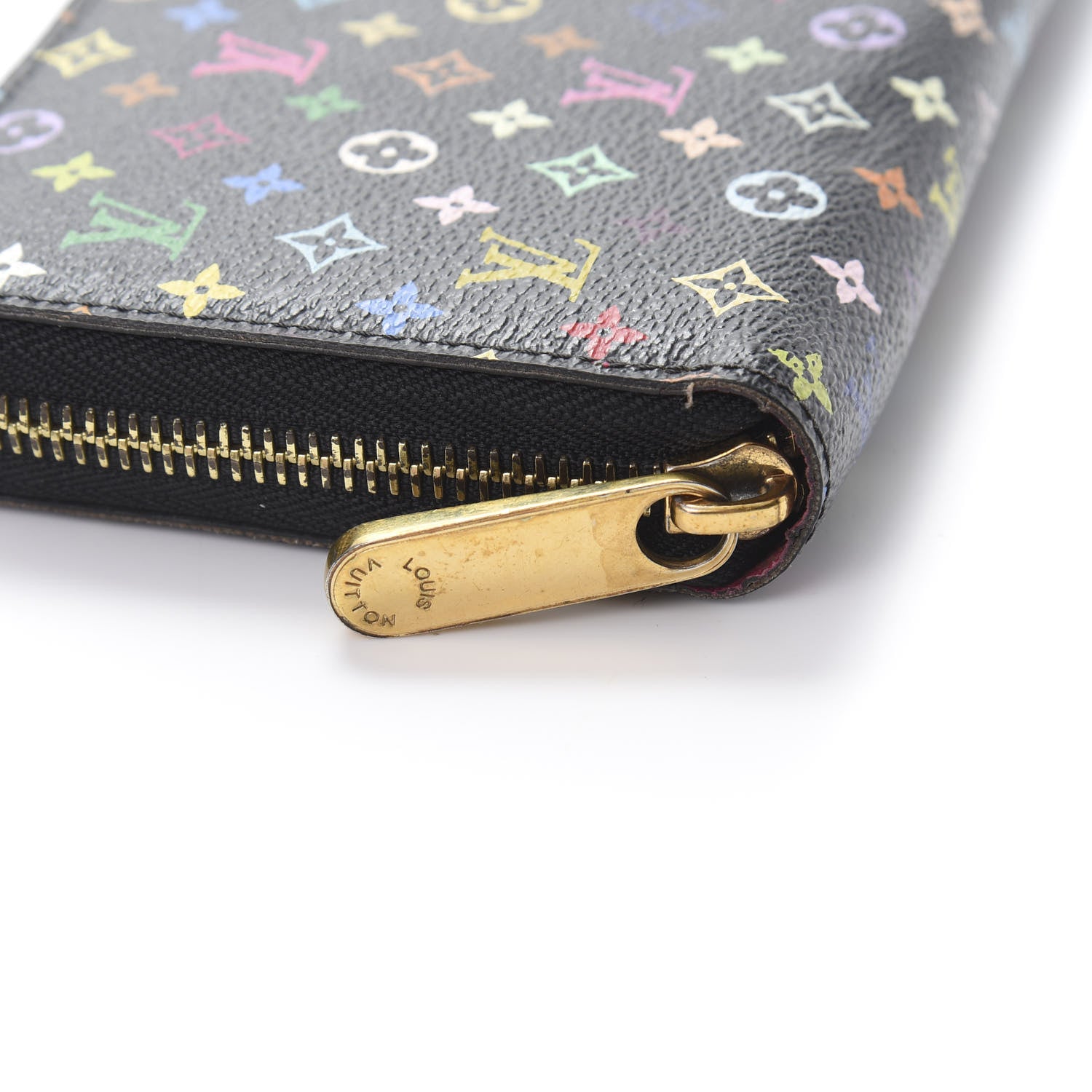 Louis Vuitton Monogram Multicolor Zippy Wallet Black Grenade 10 of 10