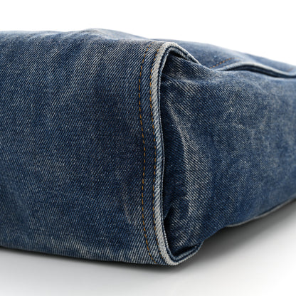 Telfar Denim Medium Shopping Bag Blue 10 of 10