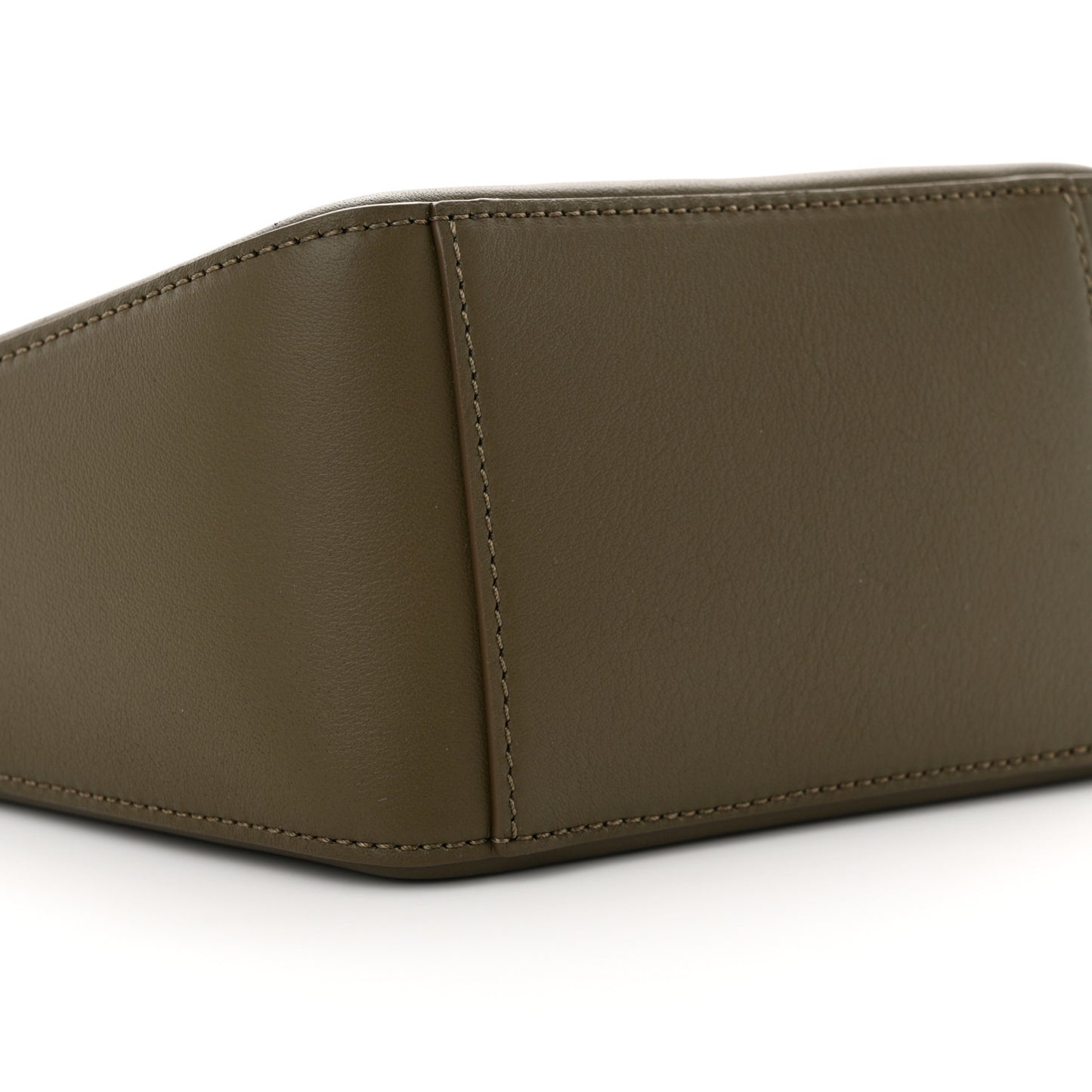 Calfskin Mini Hammock Hobo Dark Khaki Green