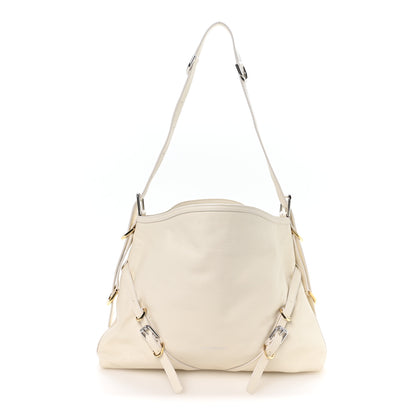 Givenchy Calfskin Medium Voyou Bag Ivory 1 of 10
