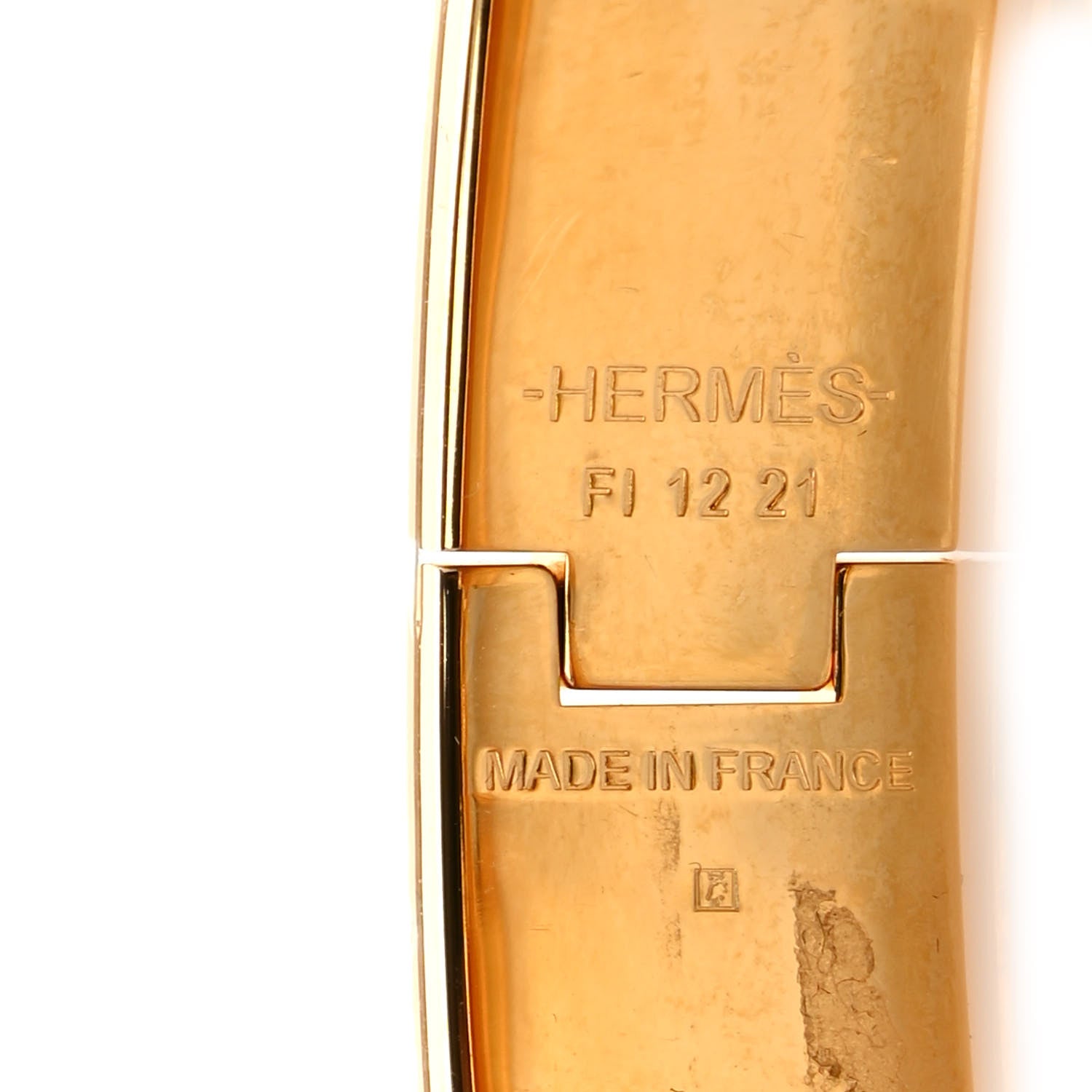 Hermes Enamel Printed Colliers et Chiens Narrow Clic Clac H Bracelet PM 4 of 6