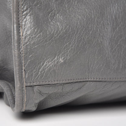 Balenciaga Chevre Silver Metallic Edge Hardware City Gris Cendre 10 of 13