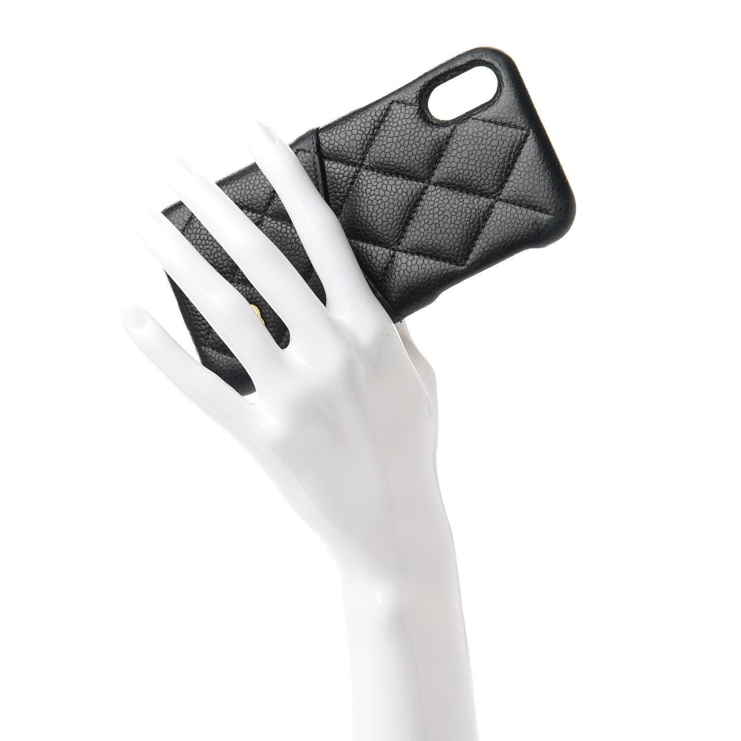 Chanel Caviar Quilted iPhone X Coco Tech Case Black 2 of 11