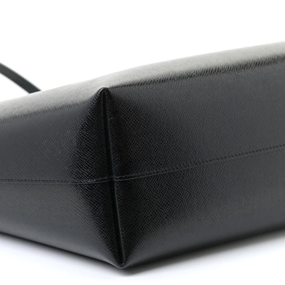 Saint Laurent Calfskin Large Shopping Tote Black 5 of 7