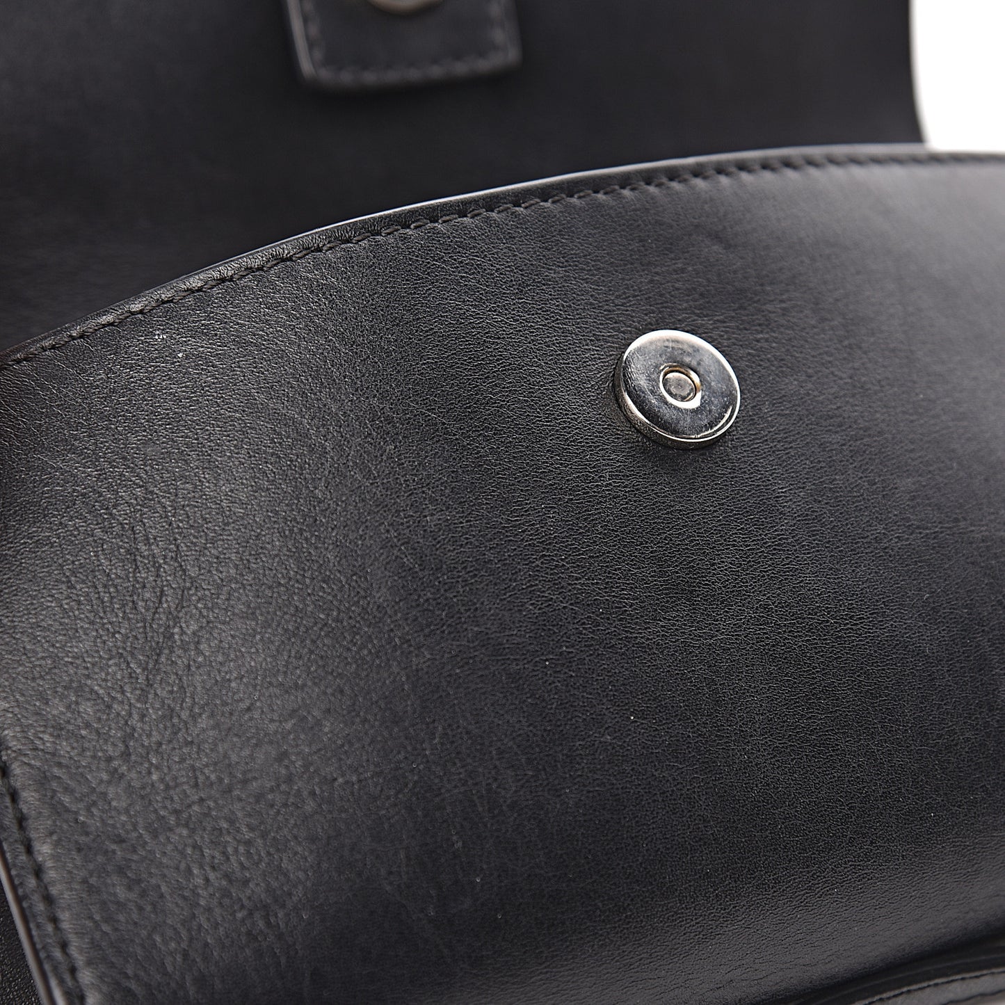 Suede Calfskin Mini Faye Shoulder Bag Black