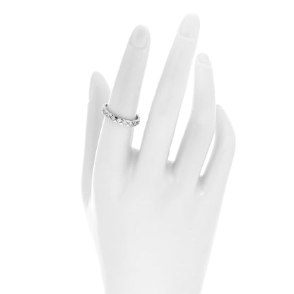 Chanel 18K White Gold Diamond Mini Coco Crush Ring 54 6.75 2 of 5