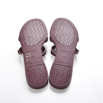 Hermes TPU Rivage Sandals 35 Bordeaux 7 of 8