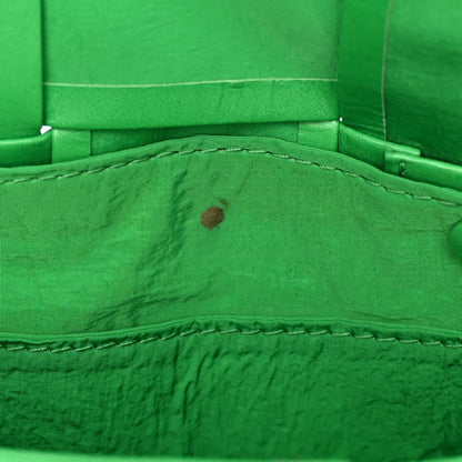 Bottega Veneta Crinkled Lambskin Maxi Intrecciato Extra Mini Cassette Crossbody Bag Parakeet 11 of 11