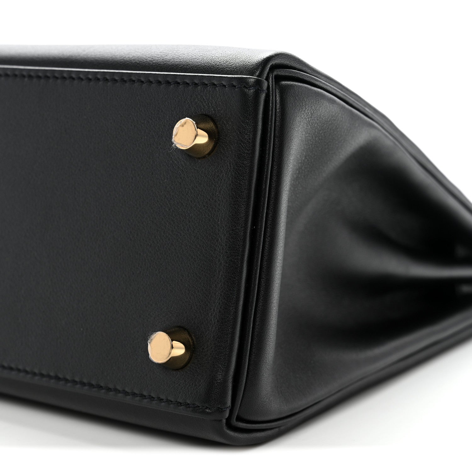 Hermes Cheri Calfskin Kelly Retourne 25 Black 10 of 12