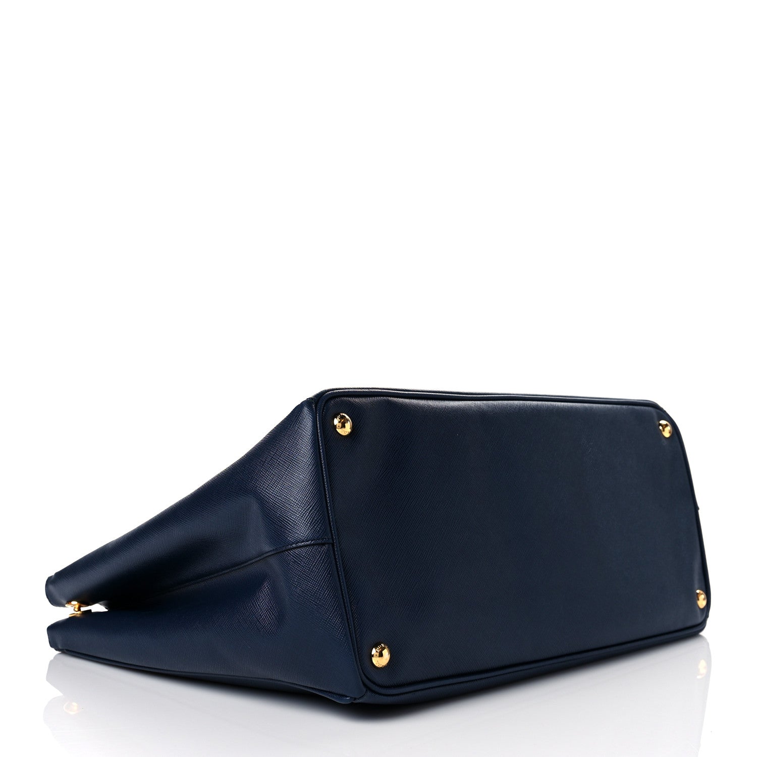 Prada Saffiano Lux Extra Large Galleria Double Zip Tote Baltico 4 of 13