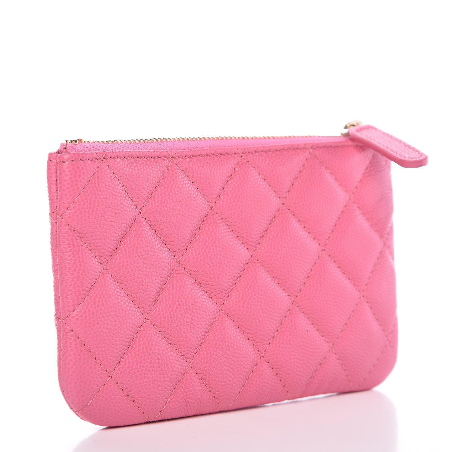 Chanel Caviar Quilted Small Cosmetic Case Pink 3 of 8