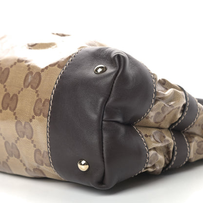 Gucci Crystal Monogram Medium Mix Tote Brown 7 of 10