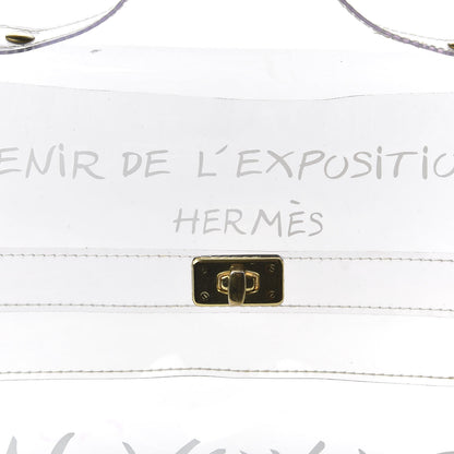 Hermes Vinyl Souvenir De L'Exposition Kelly Transparent 8 of 9