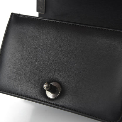 Chanel Lambskin Tweed Mini Boy Flap Black 13 of 14