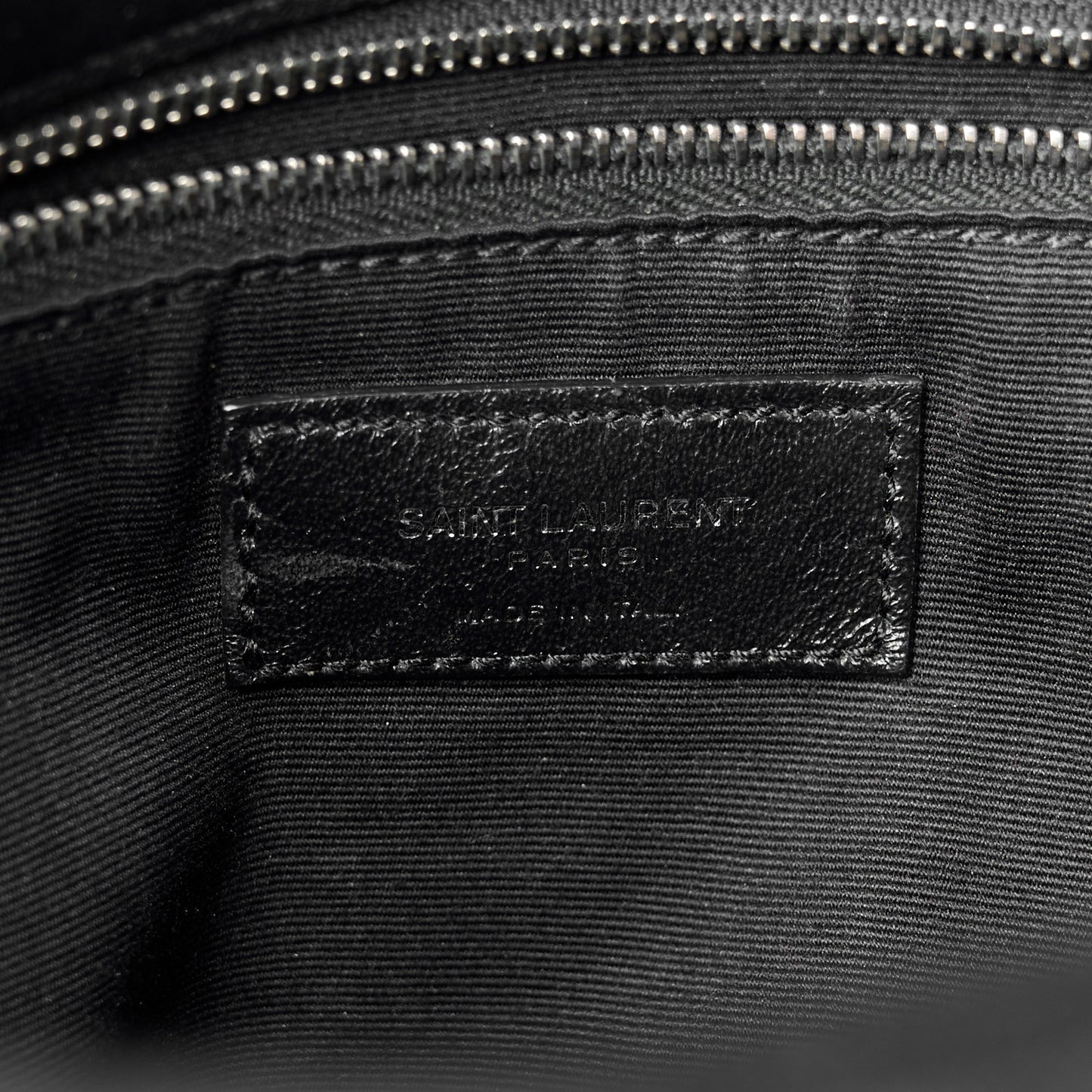 Lambskin Quilted Toy Loulou Puffer Monogram Chain Satchel Black