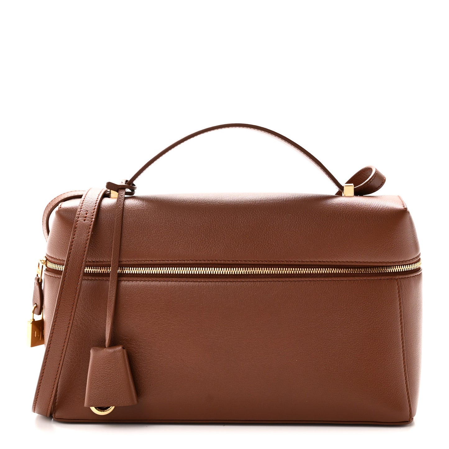 Grained Calfskin Extra Bag L27 Burnt Tan