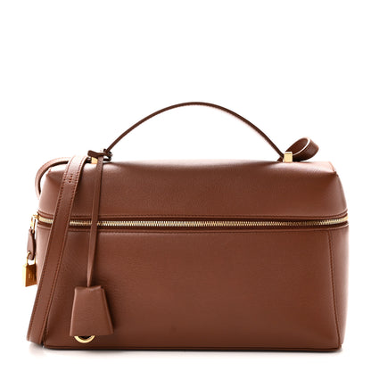 Loro Piana Grained Calfskin Extra Bag L27 Burnt Tan 1 of 9