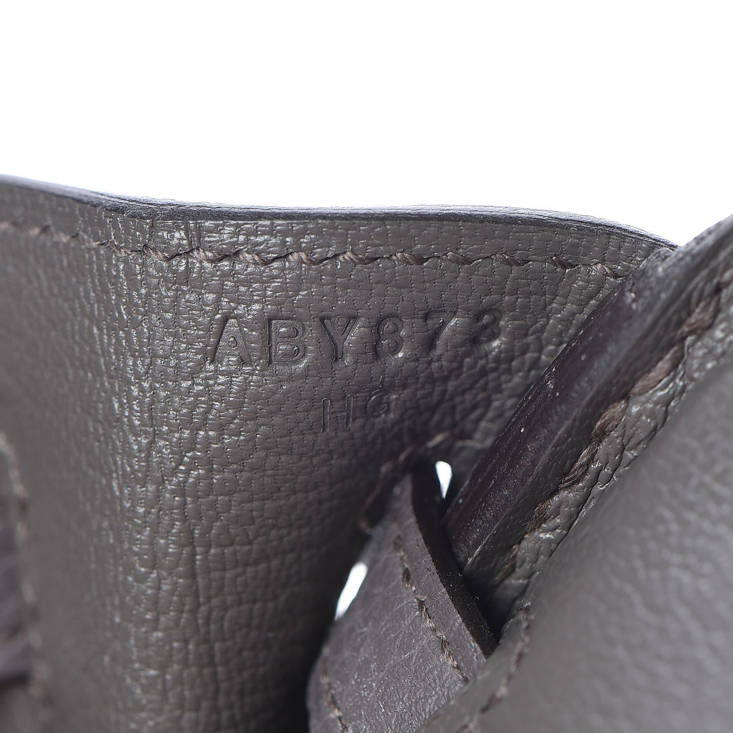 Hermes Togo Birkin 25 Etain 9 of 30
