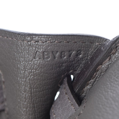 Hermes Togo Birkin 25 Etain 9 of 30